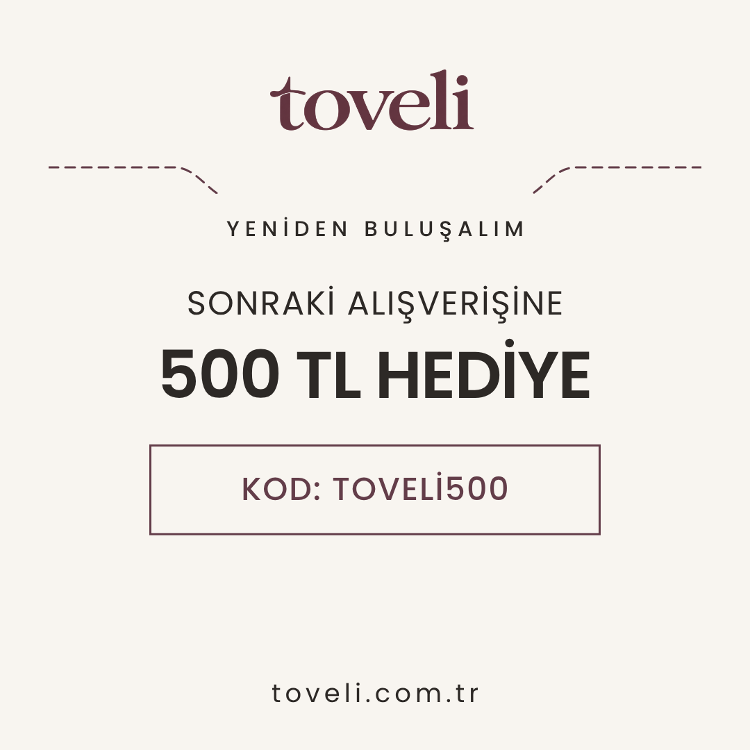 Toveli 500 TL Hediye Kuponu